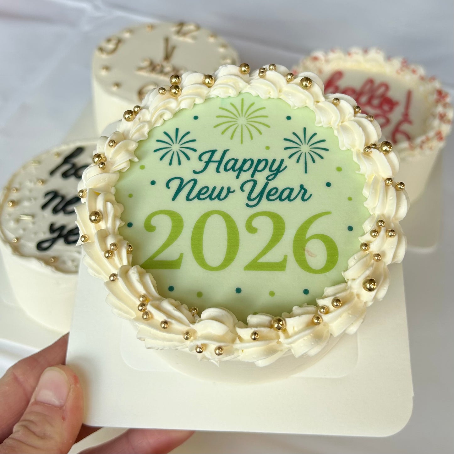 Happy New Year 2026 10cm ⌀