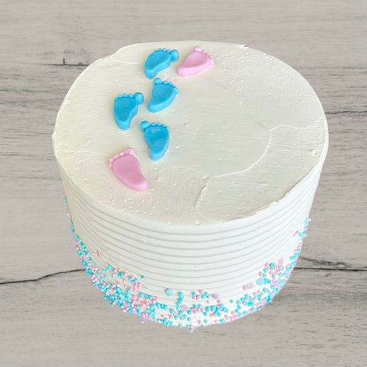 Gender reveal kleine Füsschen